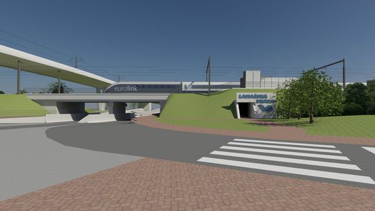 Terminál Lamačská brána - pohľad od Bory Mall