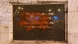 Košice, pamätník, pomaľovaný