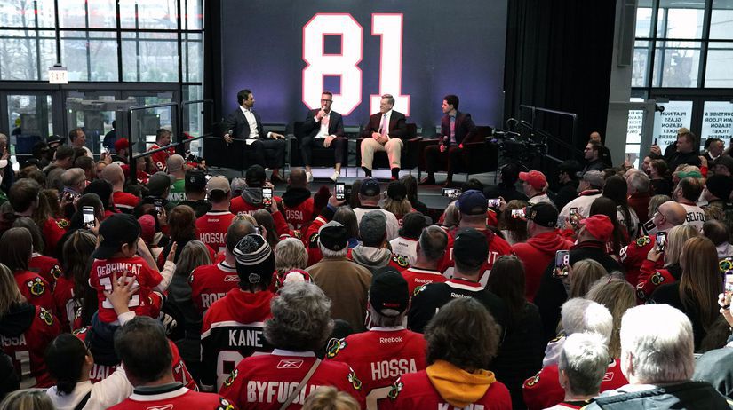 Slovenský hokejista Marián Hossa v noci na...