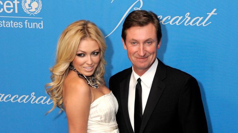 Paulina Gretzky a Wayne Gretzky.