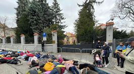 protest, Buča, ambasáda