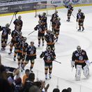 Radosť HC Košice po víťazstve v 4. zápase semifinále play off.