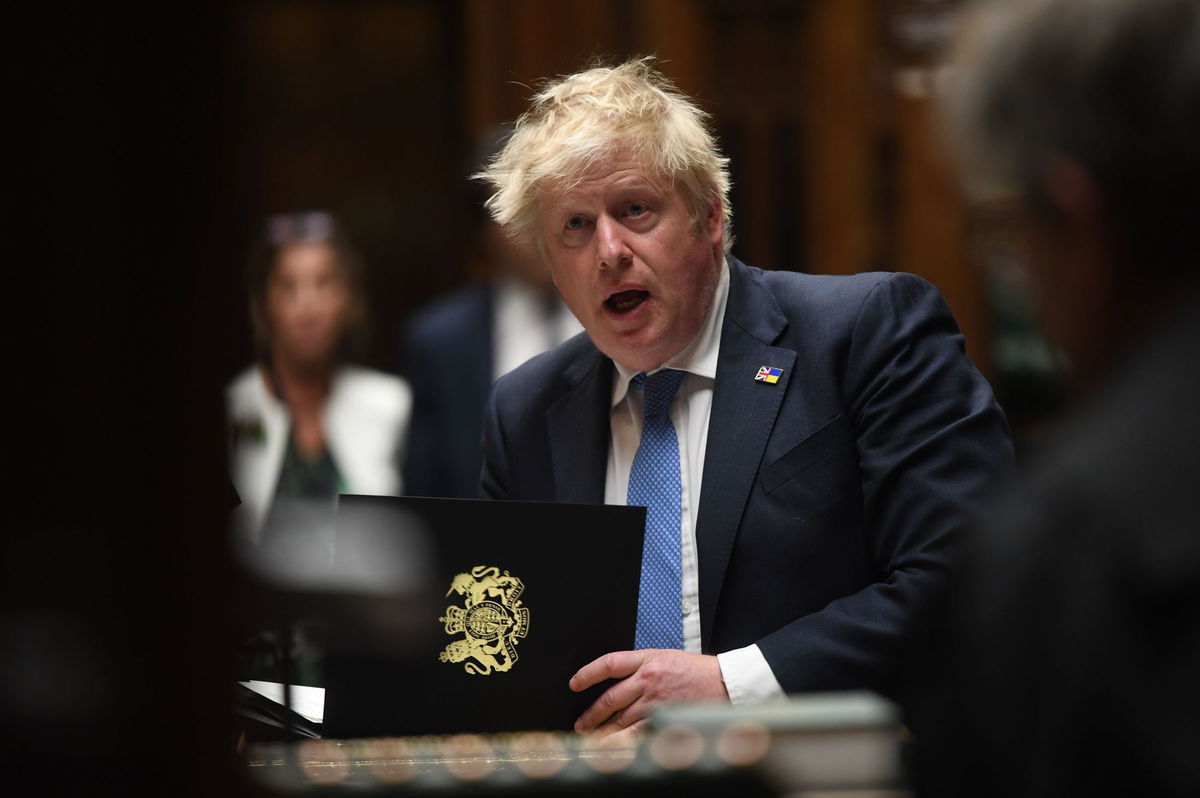 Britský premiér Boris Johnson.