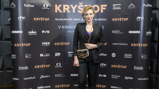 Herečka Alexandra Borbély na slávnostnej...