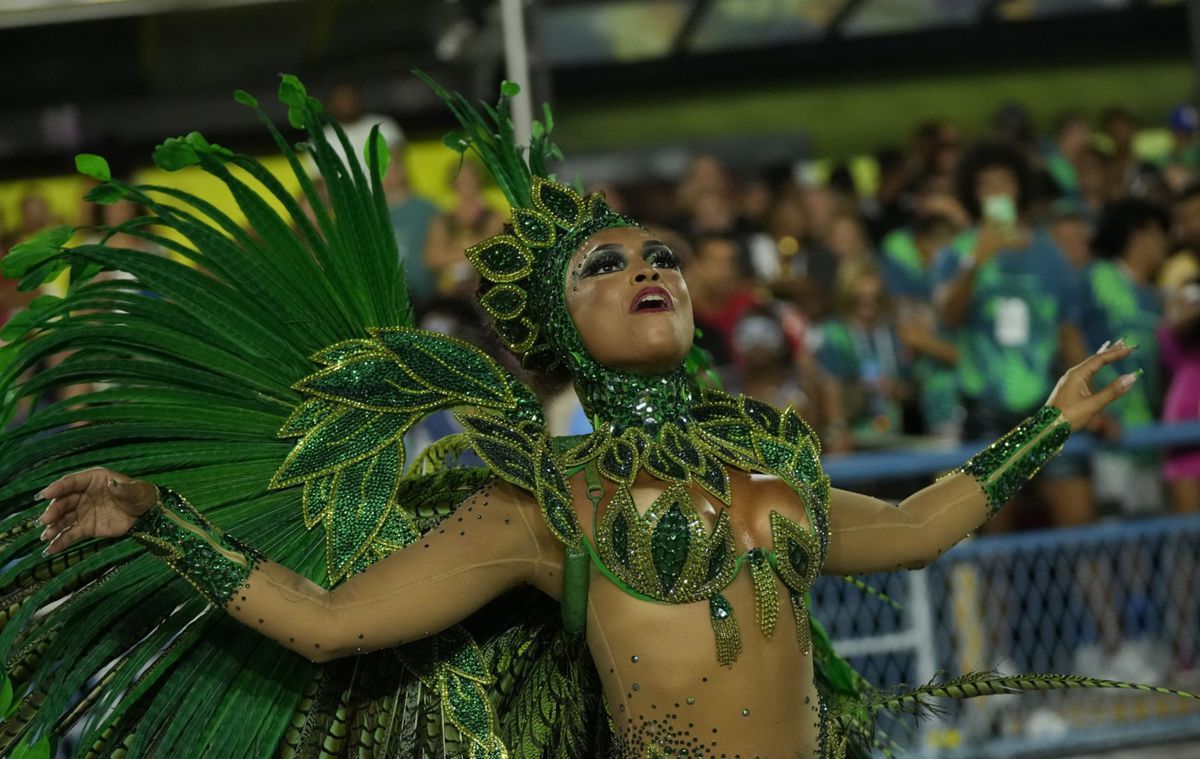 karneval, Rio De Janeiro, Brazília, sexi momentky