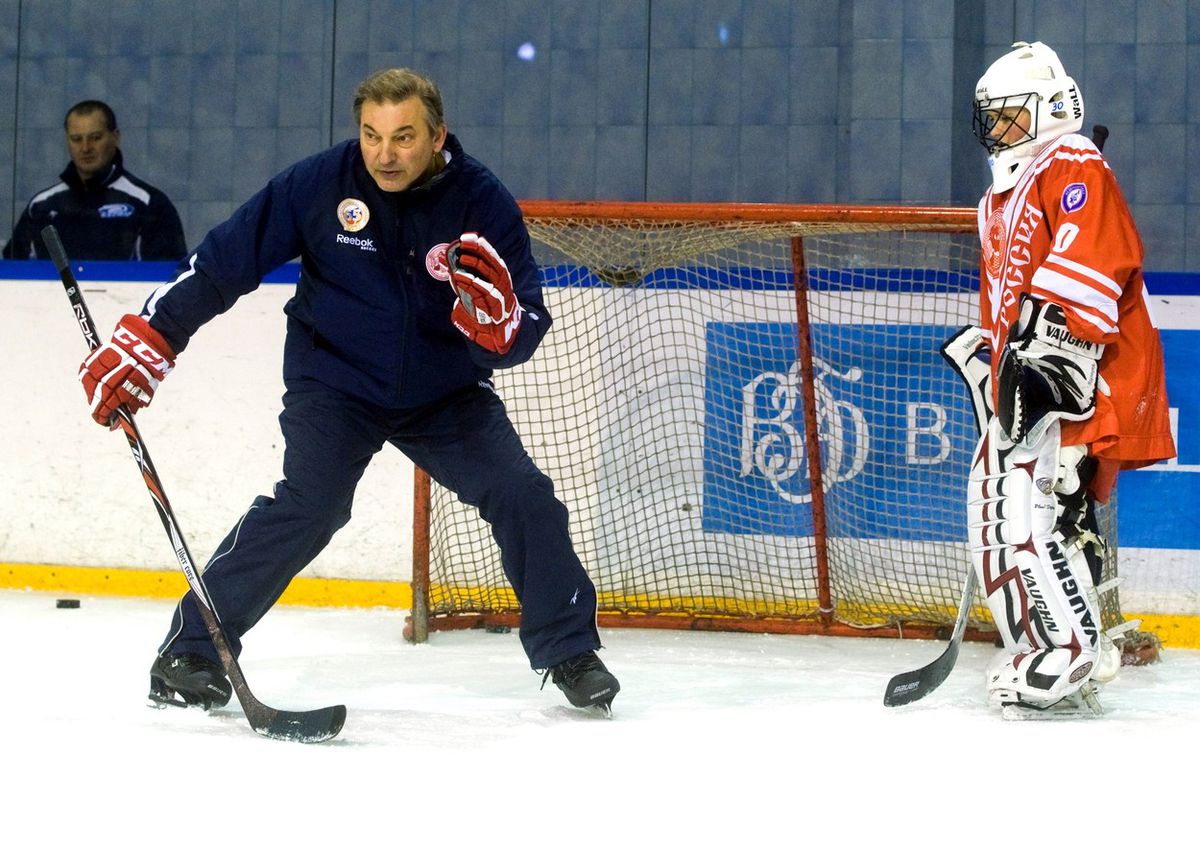 Vladislav Tretiak roky trénoval nádejných...