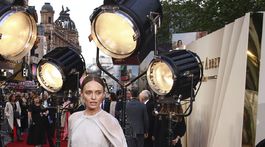 Herečka Laura Haddock na londýnskej premiére Downton Abbey: A New Era.