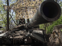 vojna na Ukrajine, tank, Donecká oblasť