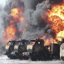 Ukrajina Rusko požiar