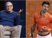 Bill Gates, Novak Djokovic