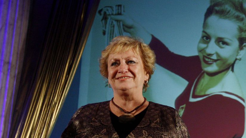 Věra Čáslavská na slávnostnom gala v roku 2012.