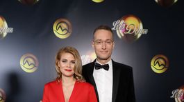 Moderátor Michal Kovačič a jeho manželka Zuzana Kovačič Hanzelová. 