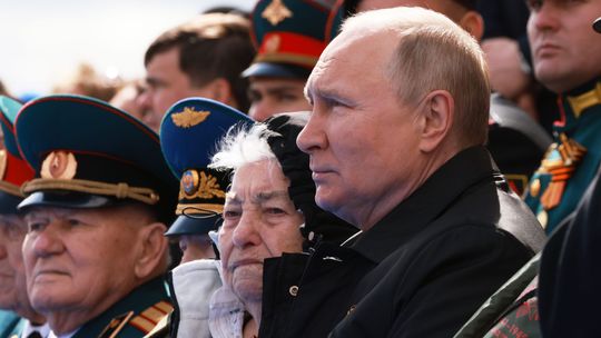 Putin oslávil Deň víťazstva. Bez nových víťazstiev