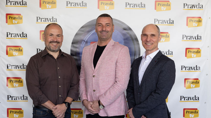 Zľava: Ľuboš Kamenistý, nový riaditeľ obsahu,...