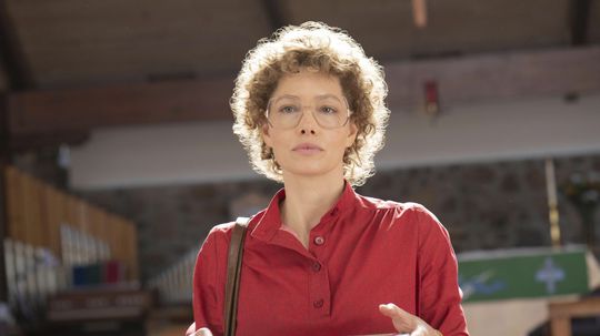 Herečka Jessica Biel ako Candy Montgomeryová na...