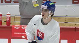 Fínsko MS2022 Hokej A Slovensko tréning Slafkovský