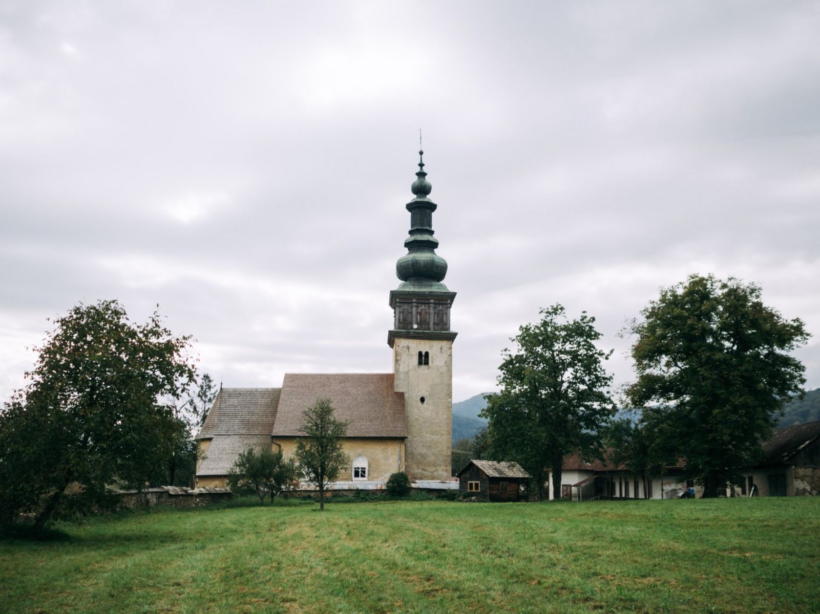 Kostol v Ochtinej.
