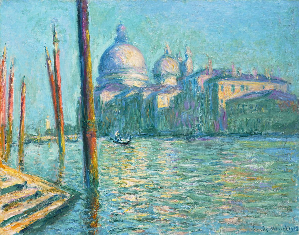 Claude Monet Le Grand Canal et Santa Maria...