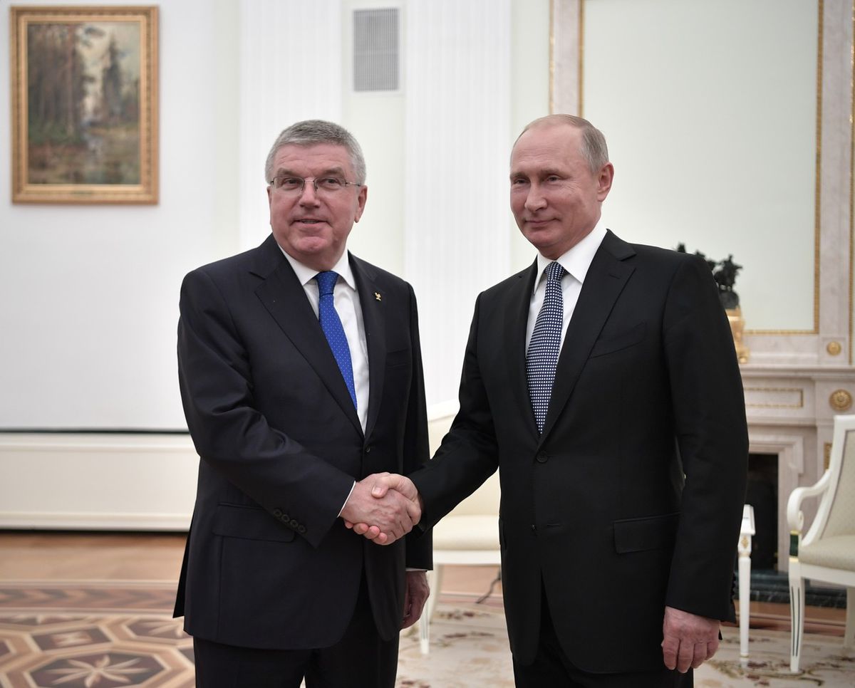 Šéf MOV Thomas Bach na návšteve u ruského...