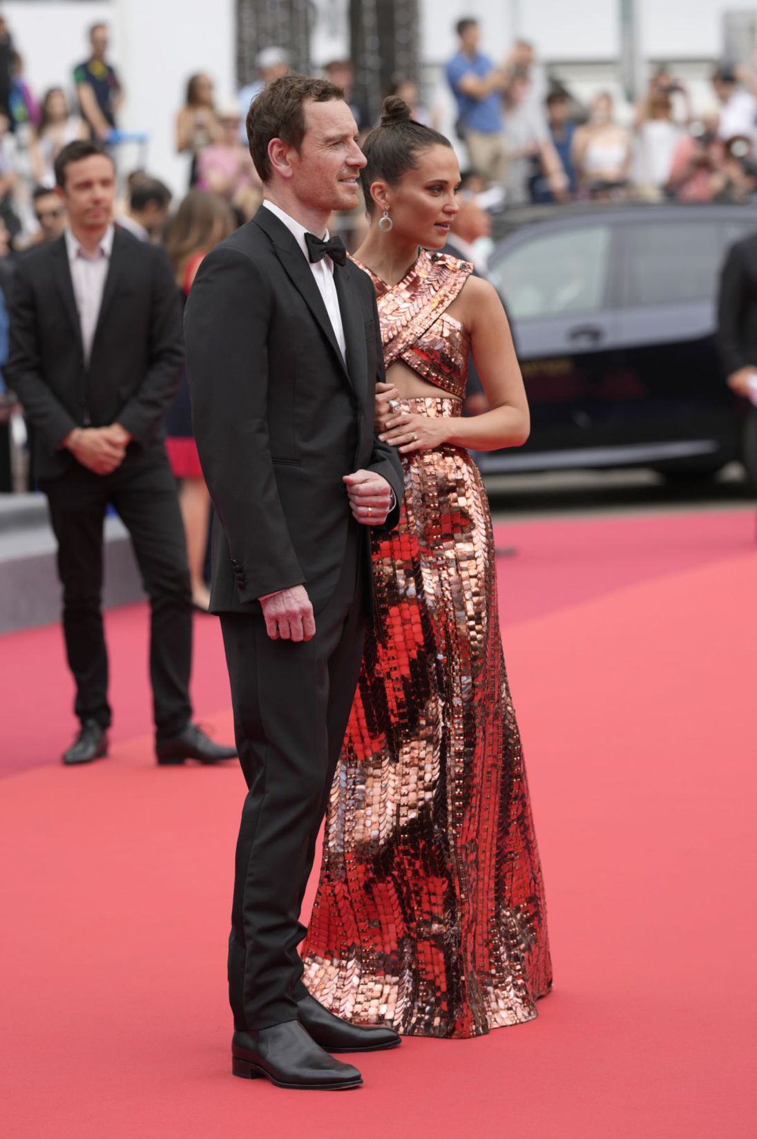 Michael Fassbender a jeho manželka Alicia...