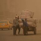 Piesočná búrka / Irak / Bagdad /