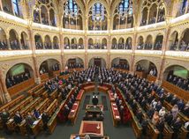 Rokovacia sála parlamentu v Budapešti, Maďarsko