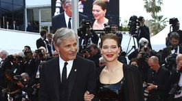 France Cannes 2022 The Innocent Herec Viggo Mortensen a jeho kolegyňa Lea Seydoux.Carpet