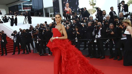 Brazílska topmodelka Izabel Goulart v kreácii...