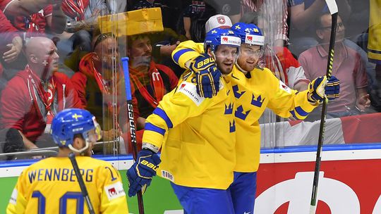 Jediný gól Švédska strelil William Nylander...