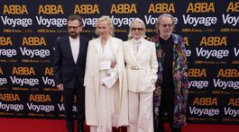 ABBA: zľava - Bjorn Ulvaeus, Agnetha Faltskog, Anni-Frid Lyngstad a Benny Andersson