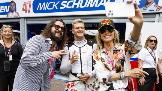  Heidi Klum a  Tom Kaulitz na Veľkej cene Monaka. 