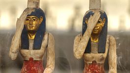 Egypt Sakkára pohrebisko sarkofágy