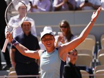 Iga Swiateková po postupe do finále Roland Garros.