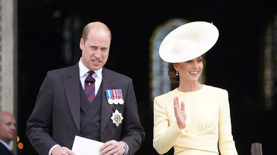 Princ William a vojvodkyňa Kate na ďakovnej...