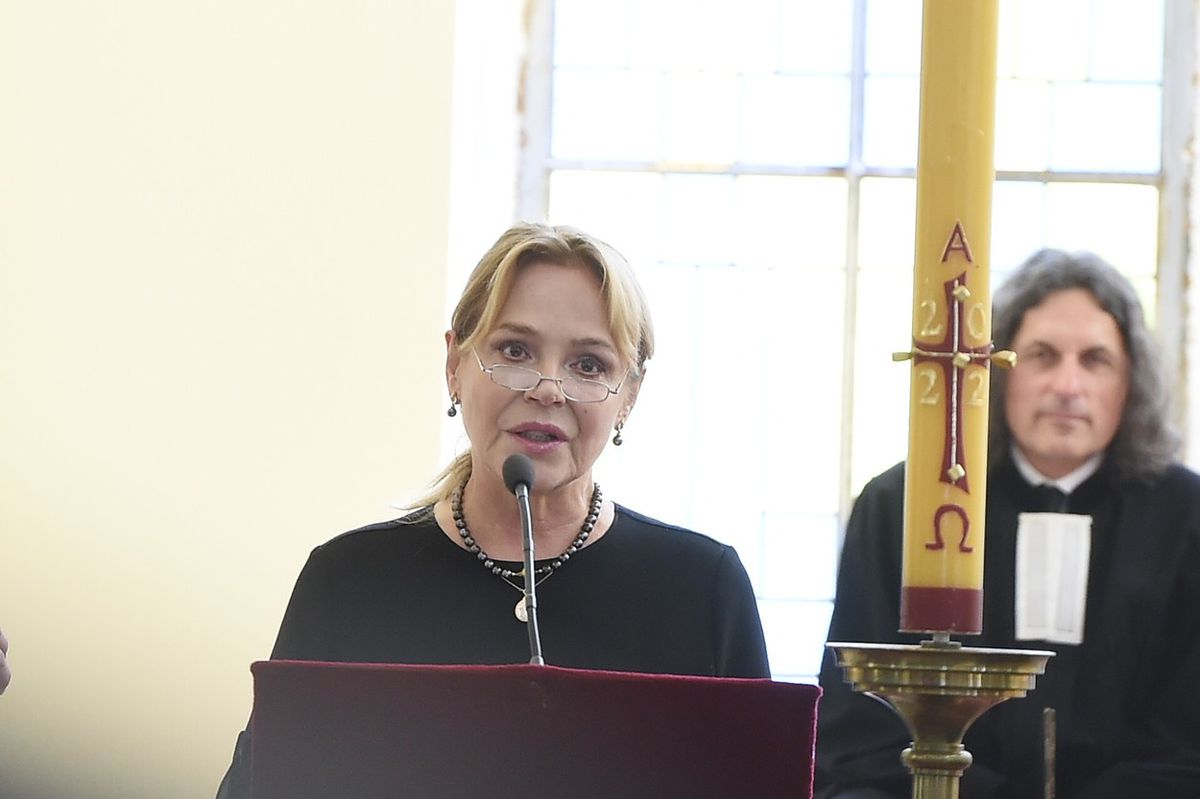 Herečka a bývalá prvá dáma Česka Dagmar Havlová...