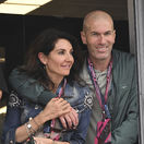 Zinedine Zidane s manželkou Veronique počas nedávnej Veľkej ceny Monaka vo formule 1.