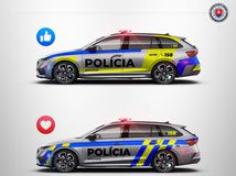Polícia SR / Policajné auto /