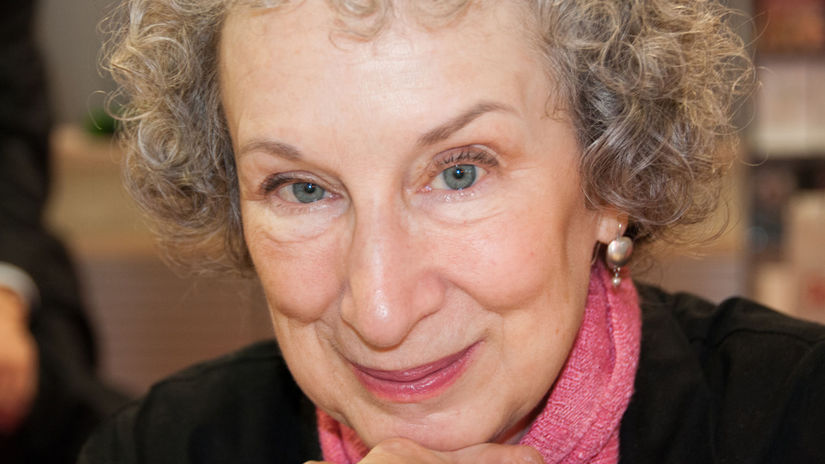 Margaret Atwood, author, at the Frankfurt...