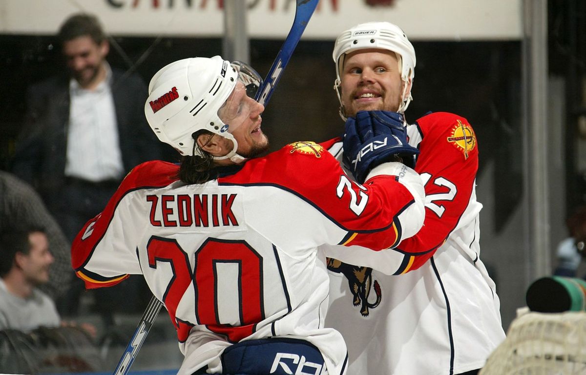 Richard Zedník a Olli Jokinen v drese Floridy.