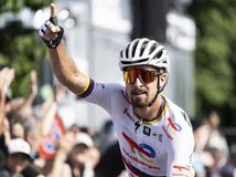 Peter Sagan po triumfe v 3. etape Okolo Švajčiarska.