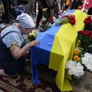 Ukrajina Rusko invázia Ratušnyj smrť rozlúčka,vojna na ukrajine