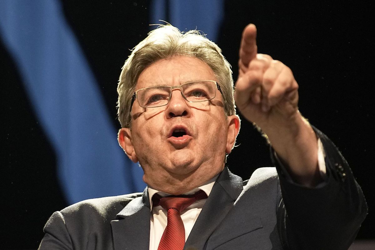 Líder Nepoddajného Francúzska Jean-Luc Mélenchon
