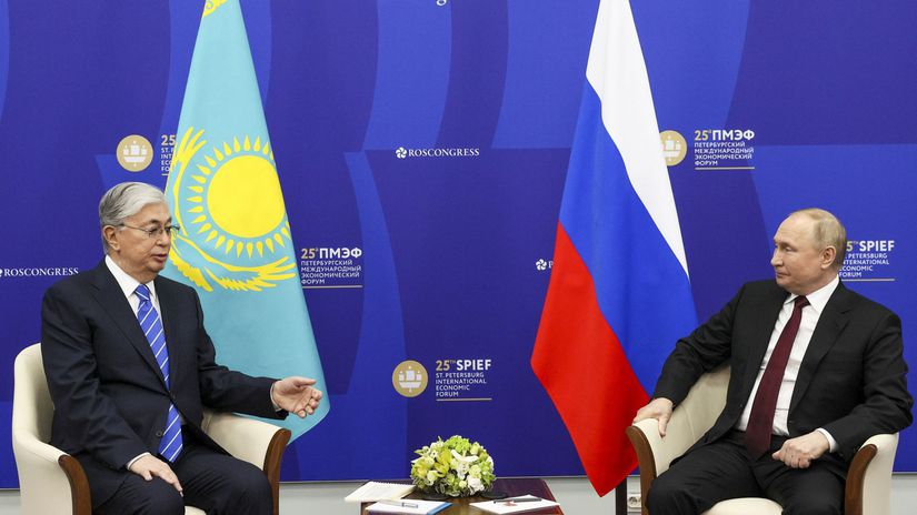 Rusko Kazachstan Tokajev Fórum Ekonomické Putin...