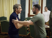 Ukrajina, herec Ben Stiller, Volodymyr Zelenskyj