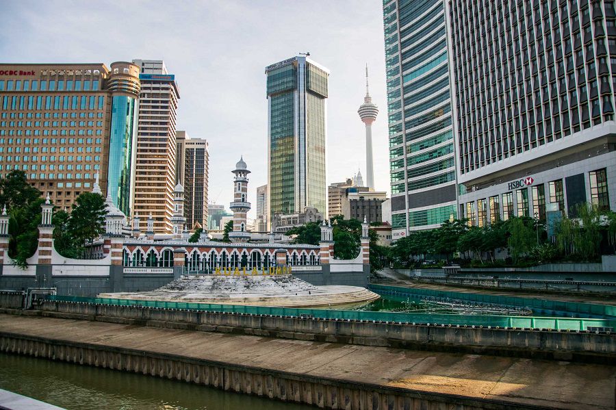 Najstaršia mešita v Kuala Lumpur, Masjid Jamek.