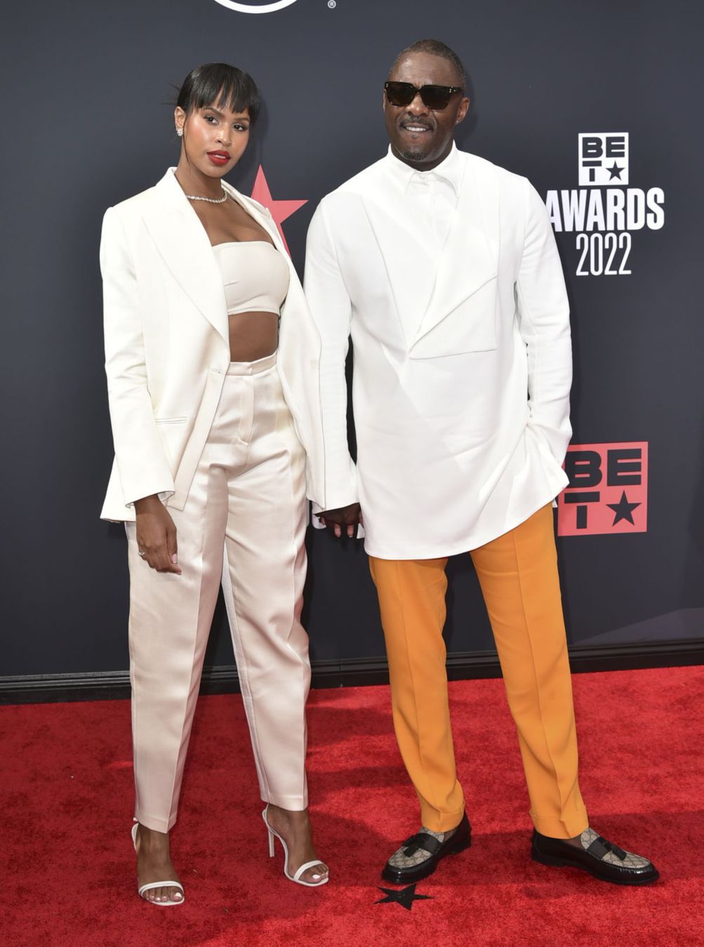 Idris Elba a jeho manželka Sabrina Dhowre Elba.