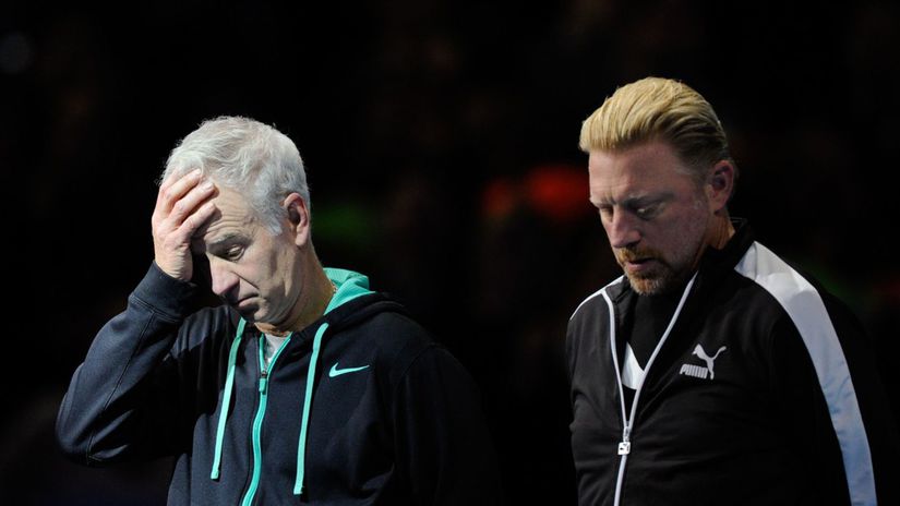 John McEnroe a Boris Becker.