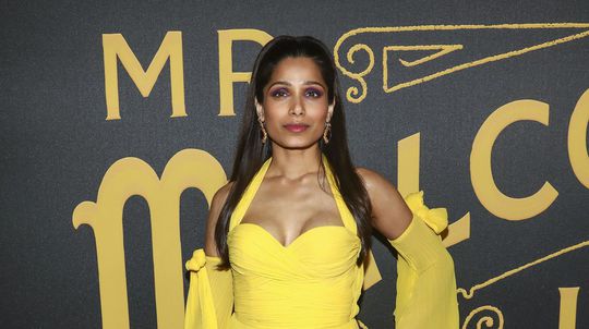 Herečka Freida Pinto v kreácii Naeem Khan. 
