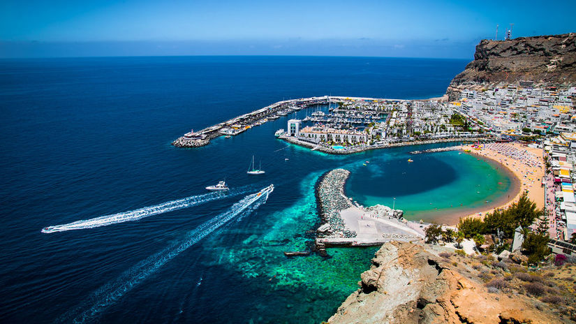 Najznámejším z Kanárskych ostrovov - Gran Canaria.