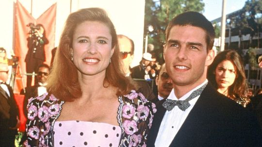 Herec Tom Cruise a jeho prvá manželka Mimi...